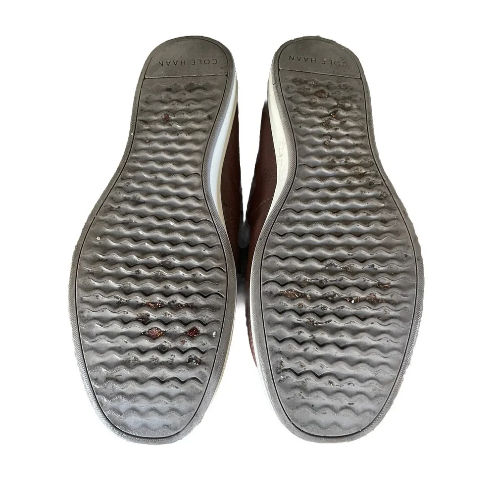 Cole Haan Mens Ellsworth Penny  Loafers Brown Leather‎ Dress Shoe Size 10.5 M